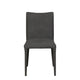 Archie - Dining Chair In PU Dark Grey