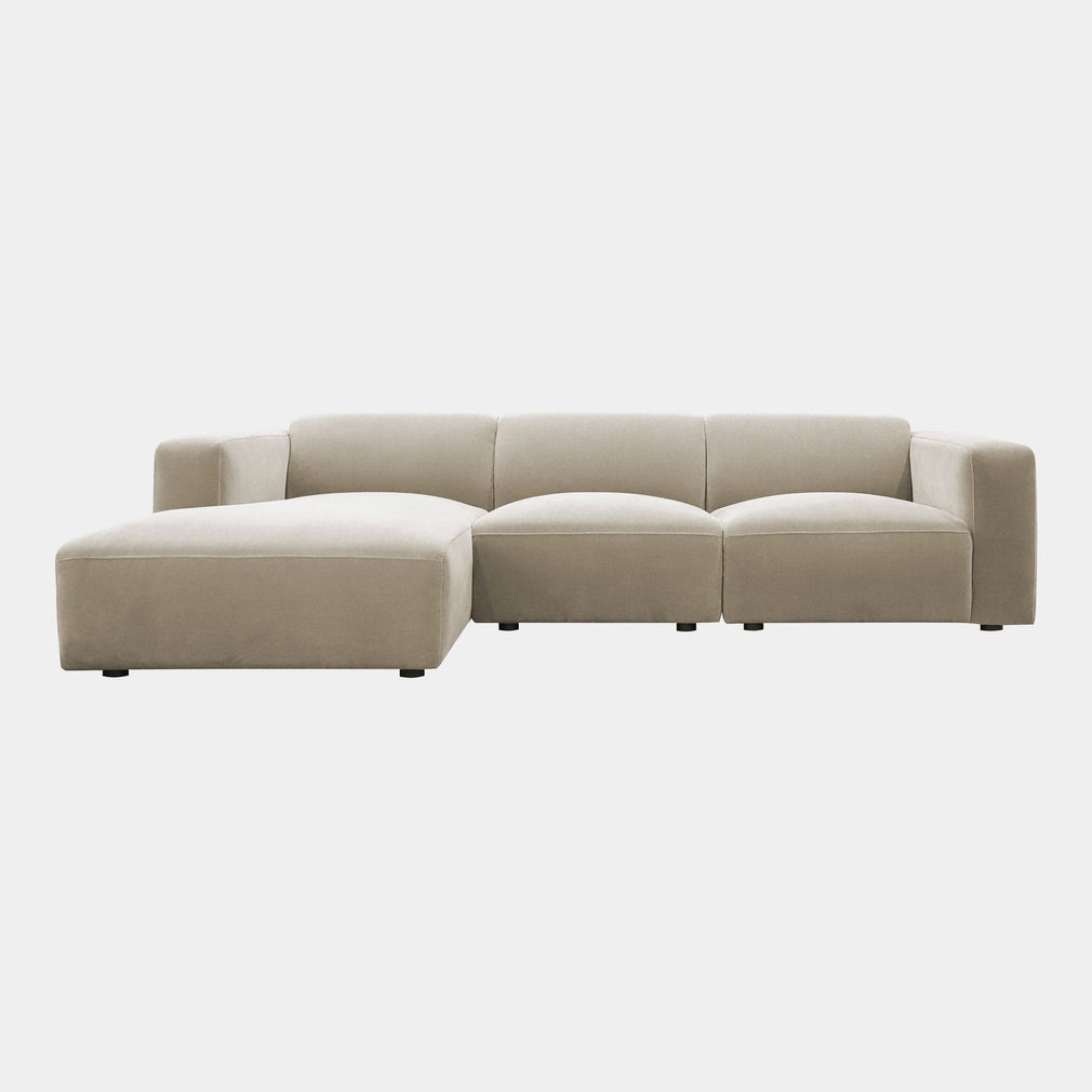 Marlon - 3 Seat LHF Chaise Sofa In Fabric