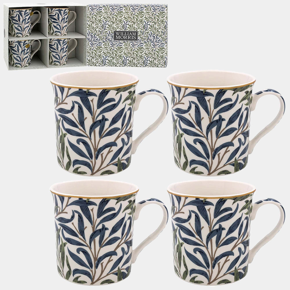 William Morris - Set of 4 Willow Bough Mugs