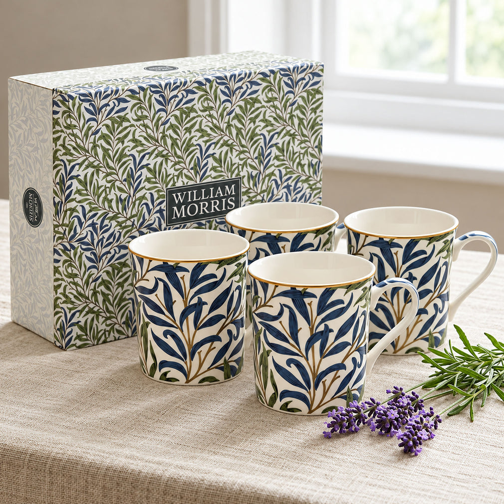 William Morris Willow Bough - Mugs, Set of 4