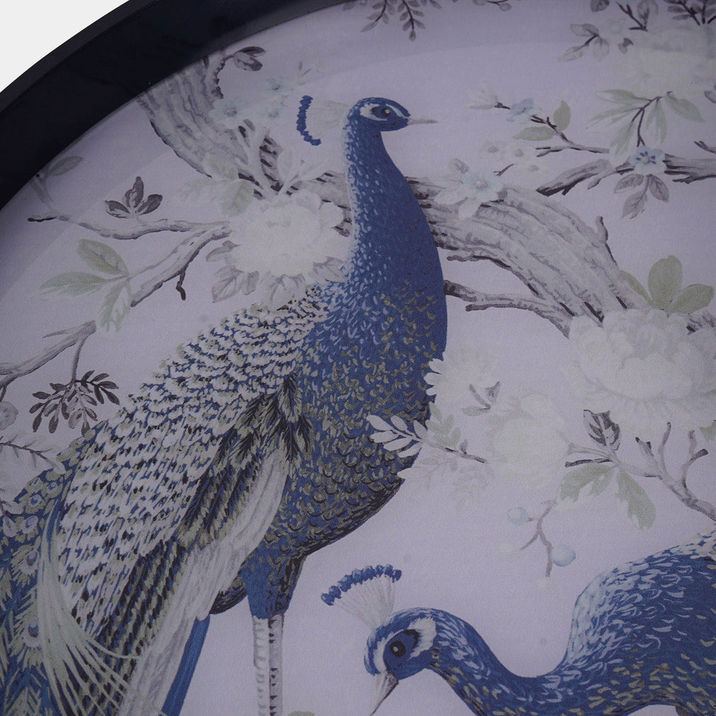 Laura Ashley Belvedere Peacock Print Trays Set of 2 (BO)