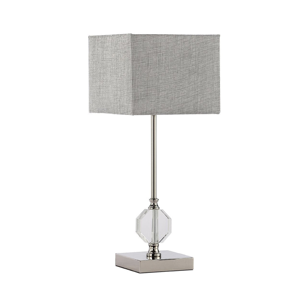 Ruby - Grey Crystal Table Lamp