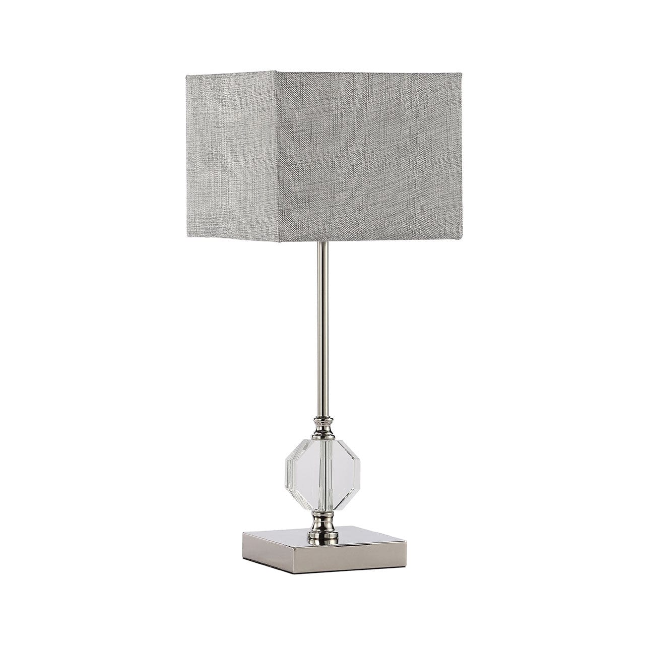 Ruby - Grey Crystal Table Lamp