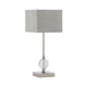 Ruby - Grey Crystal Table Lamp