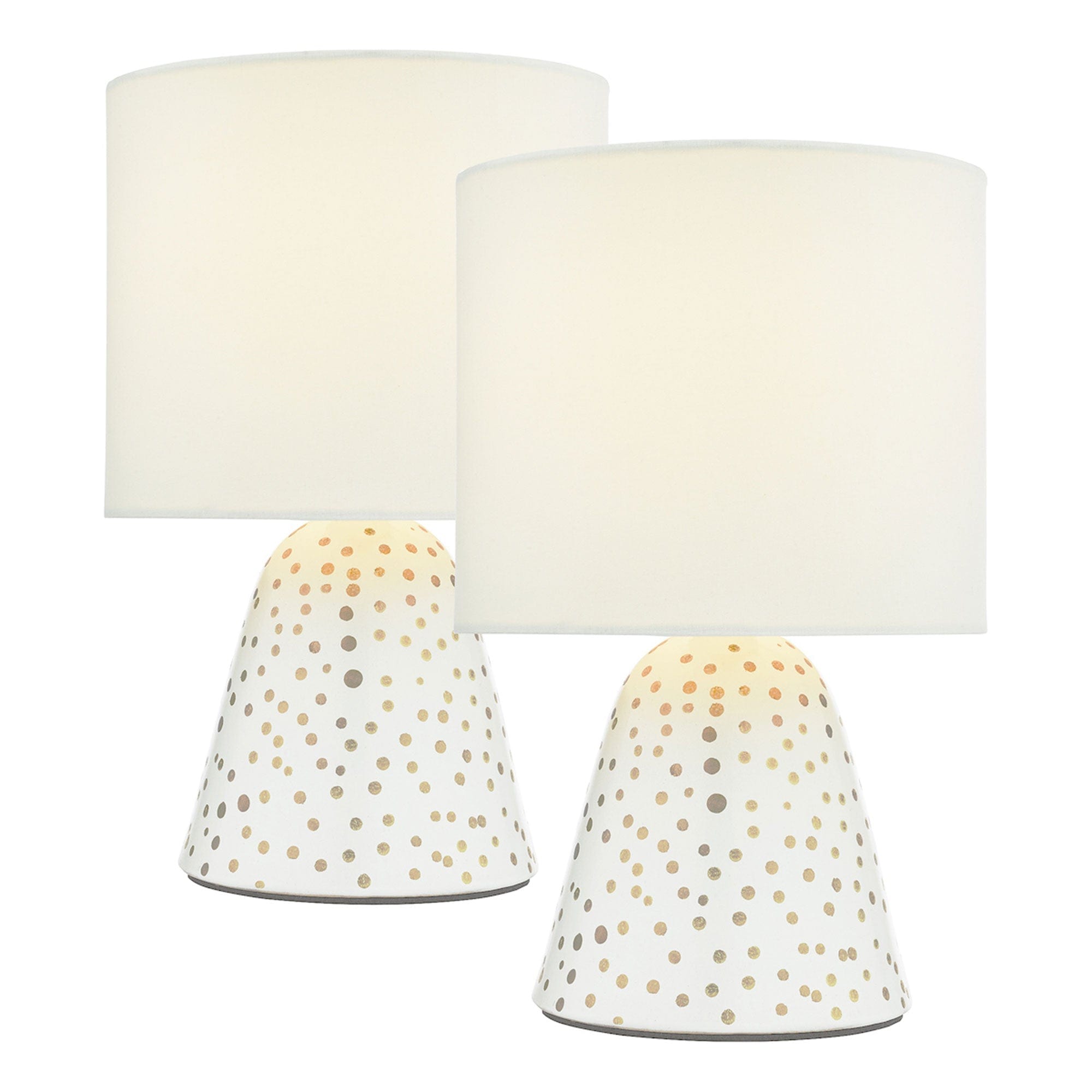 Dotty - Ceramic Table Lamp Twin Pack