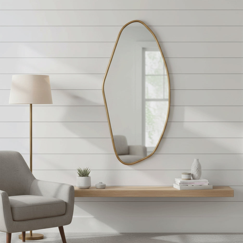 Eldon Gold Mirror 110cm (WG)