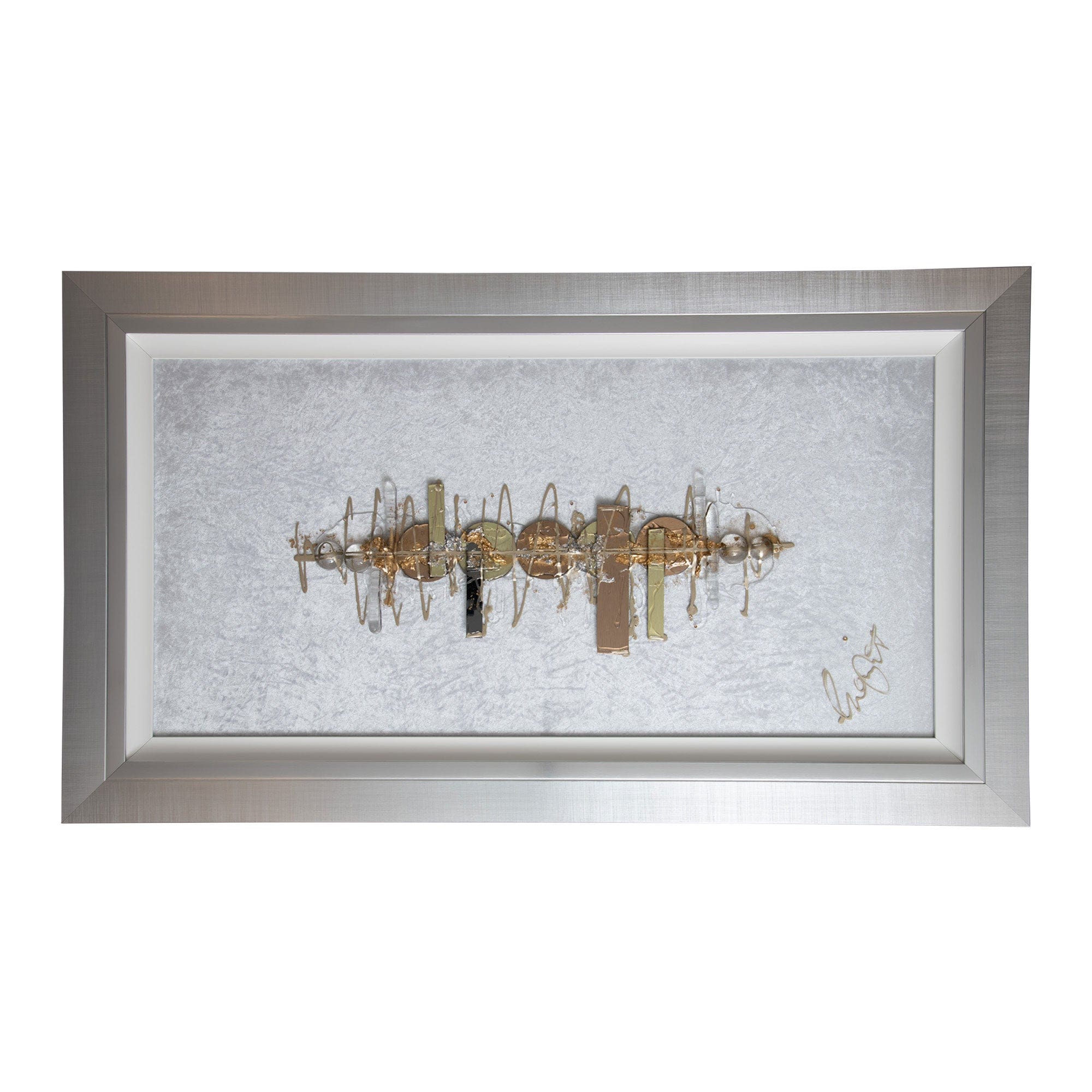 Moonscape White Small - Liquid Art by Clare Wright