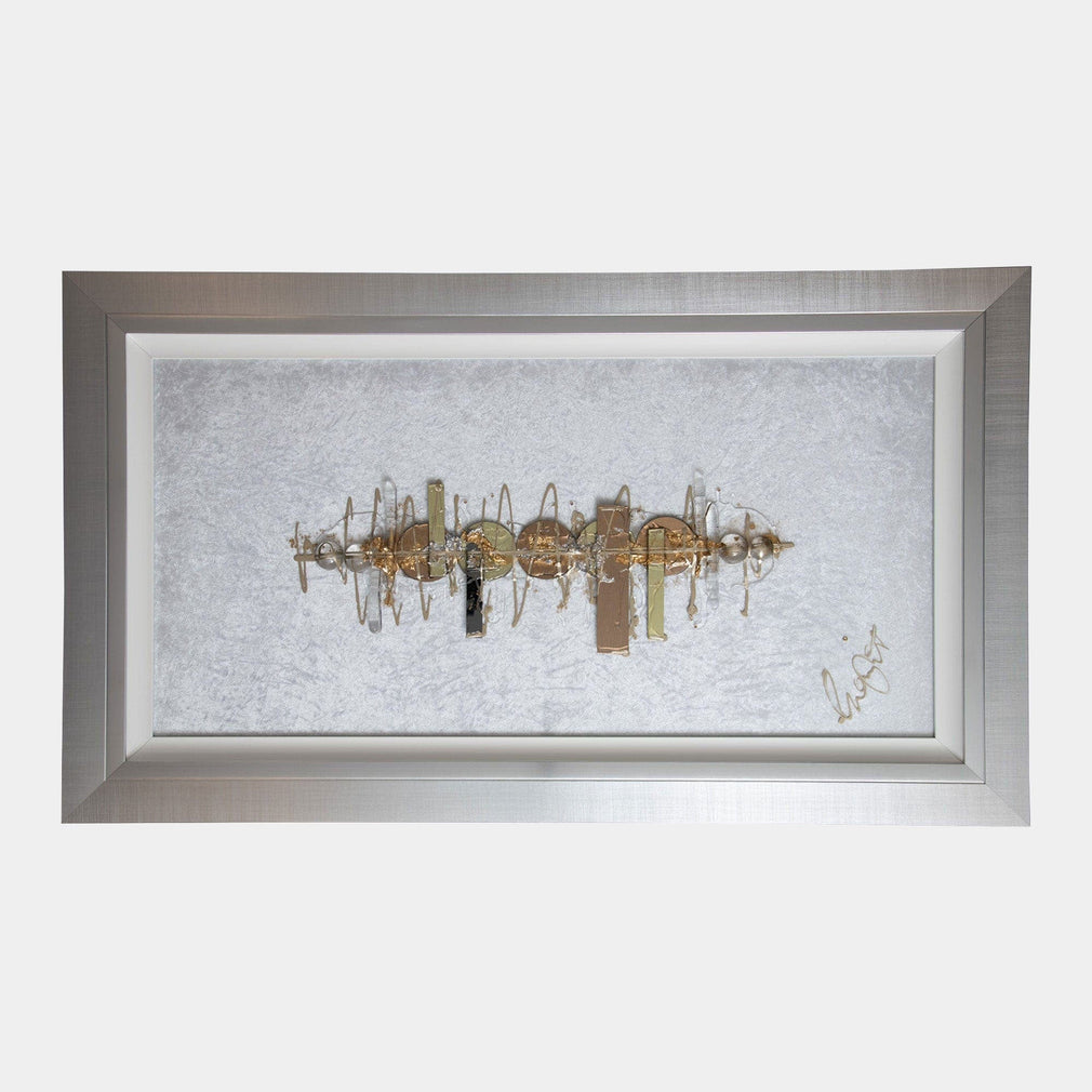Moonscape White Small - Liquid Art by Clare Wright