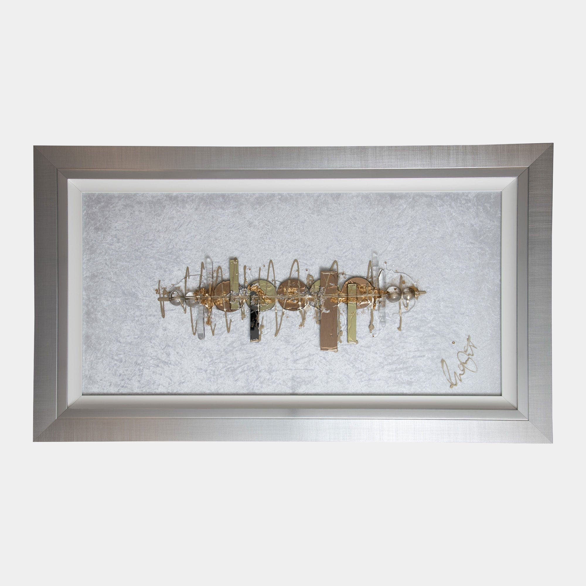 Moonscape White Small - Liquid Art by Clare Wright