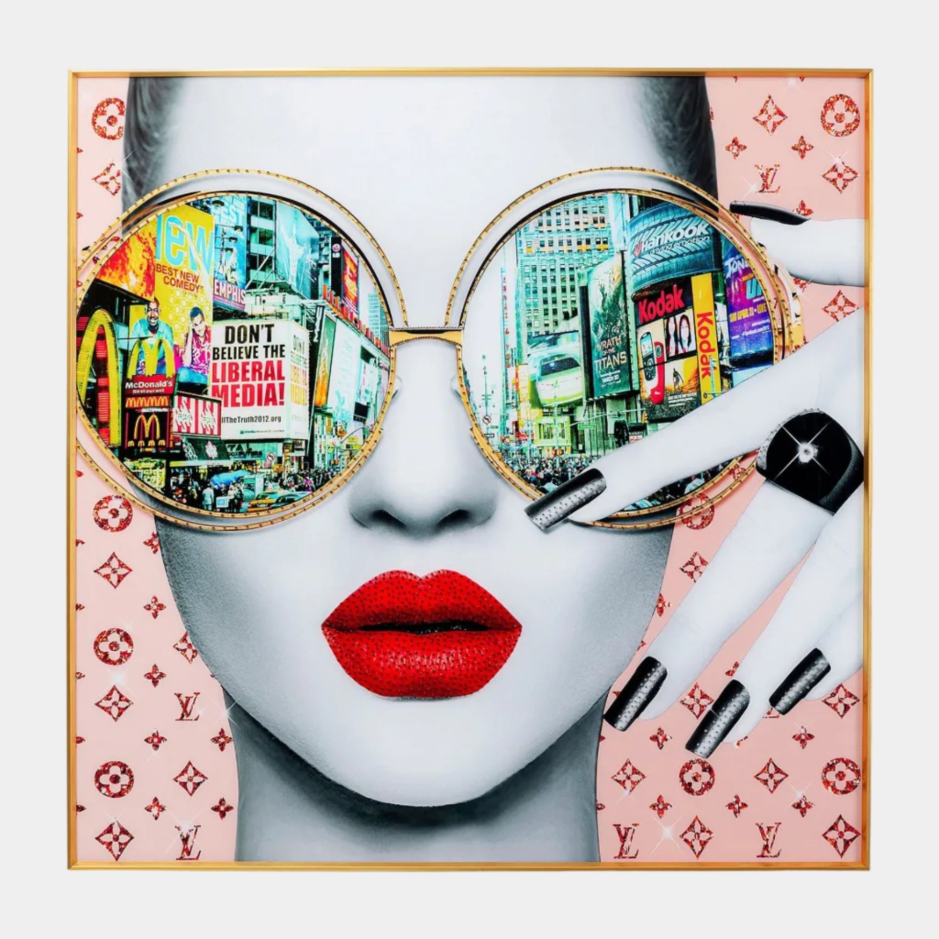 Times Square View - Framed Wall Art