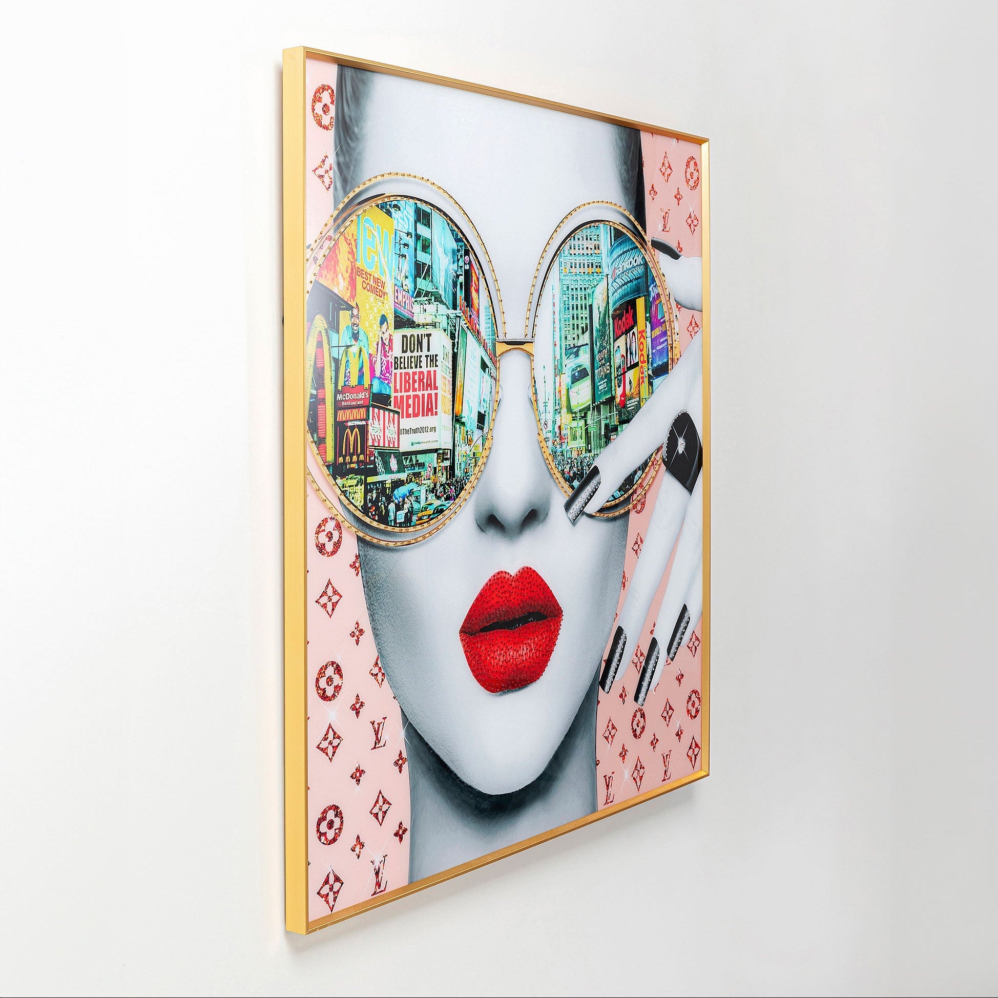 Times Square View - Framed Wall Art