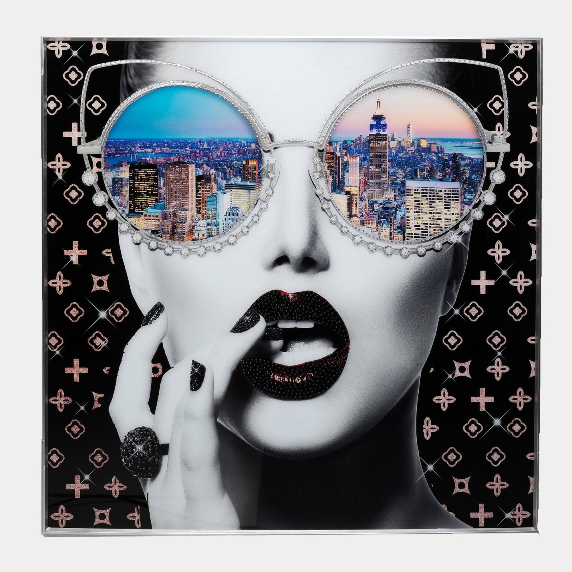 New York View - Framed Wall Art Print