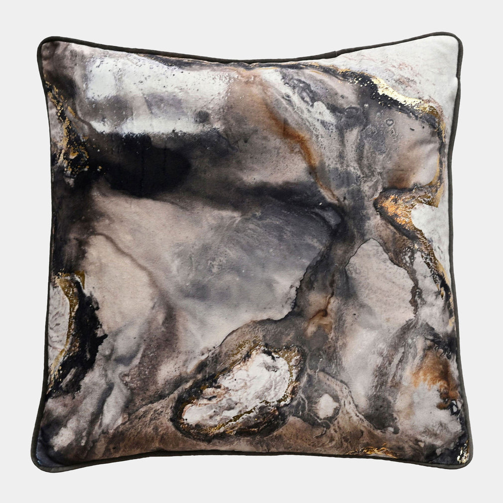 Sion - Grey Gold Cushion 45x45cm