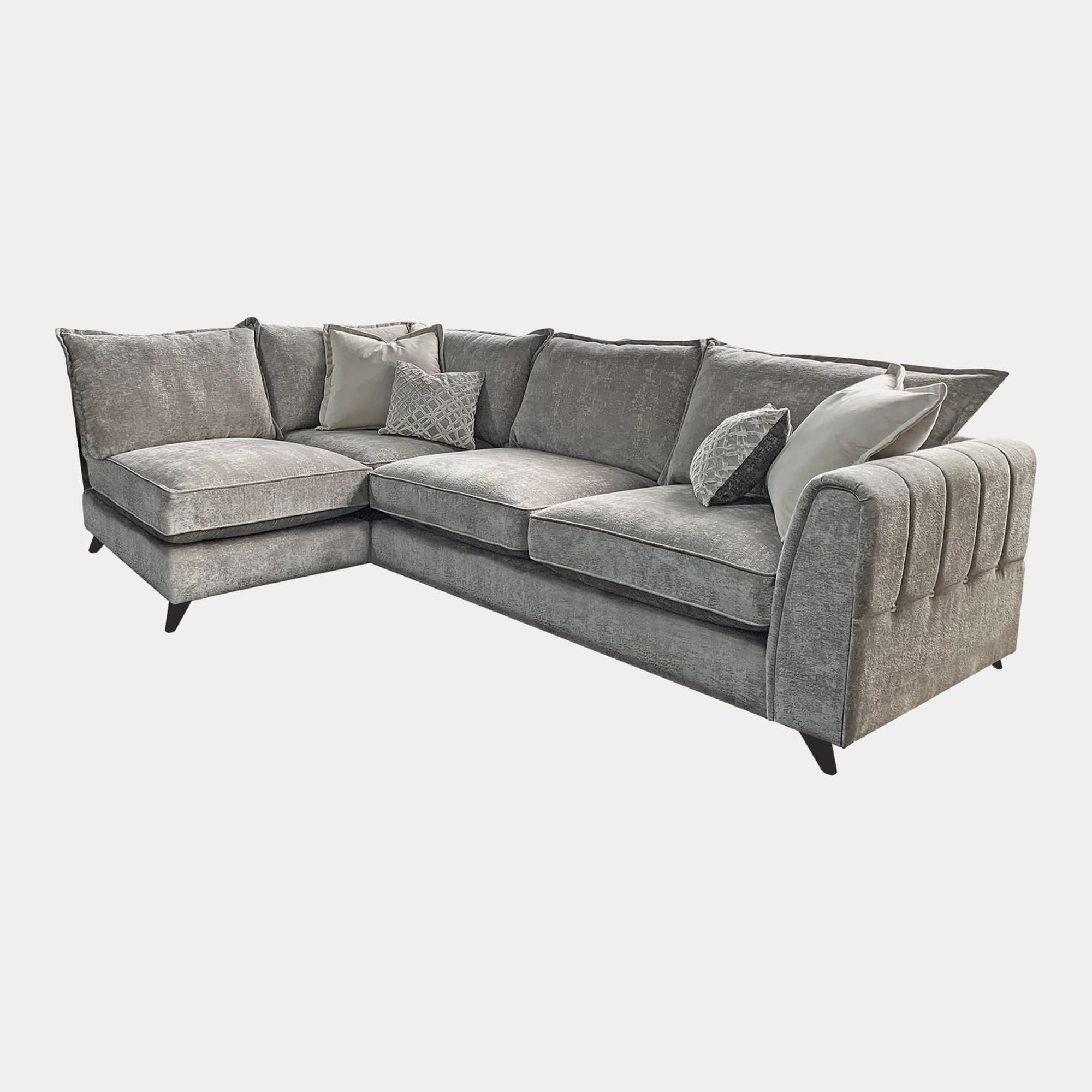 Adele - 3 Seat LHF Chaise Sofa In Fabric