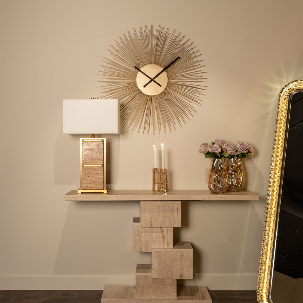 Secondo - Wall Clock, Gold
