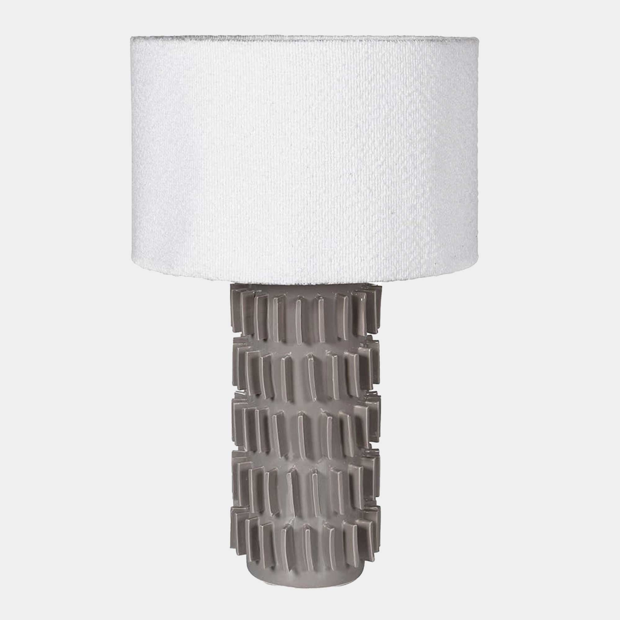 Sophie - Grey Ceramic Table Lamp