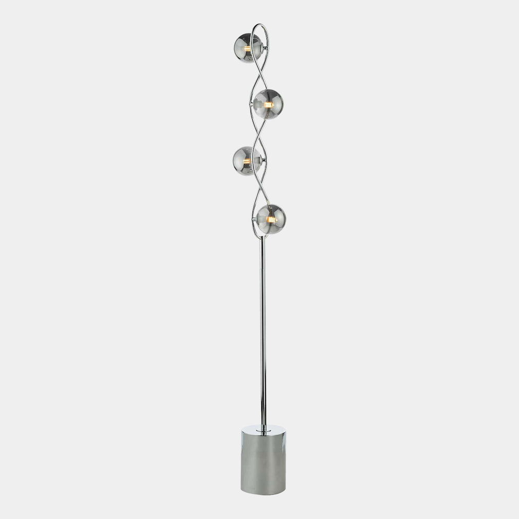 Santorini Chrome - Floor Lamp