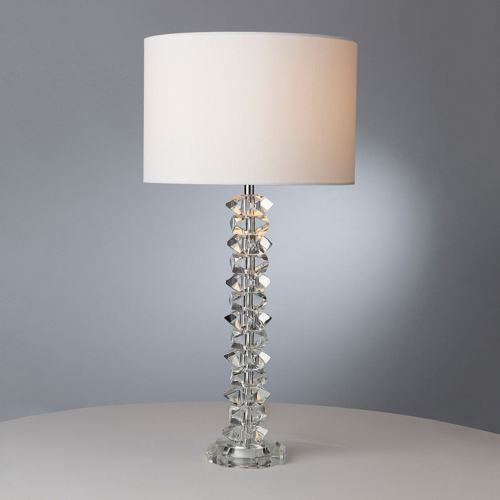 Leone - Cream Crystal Table Lamp