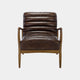Charlotte - Accent Chair In Leather Vintage Brown