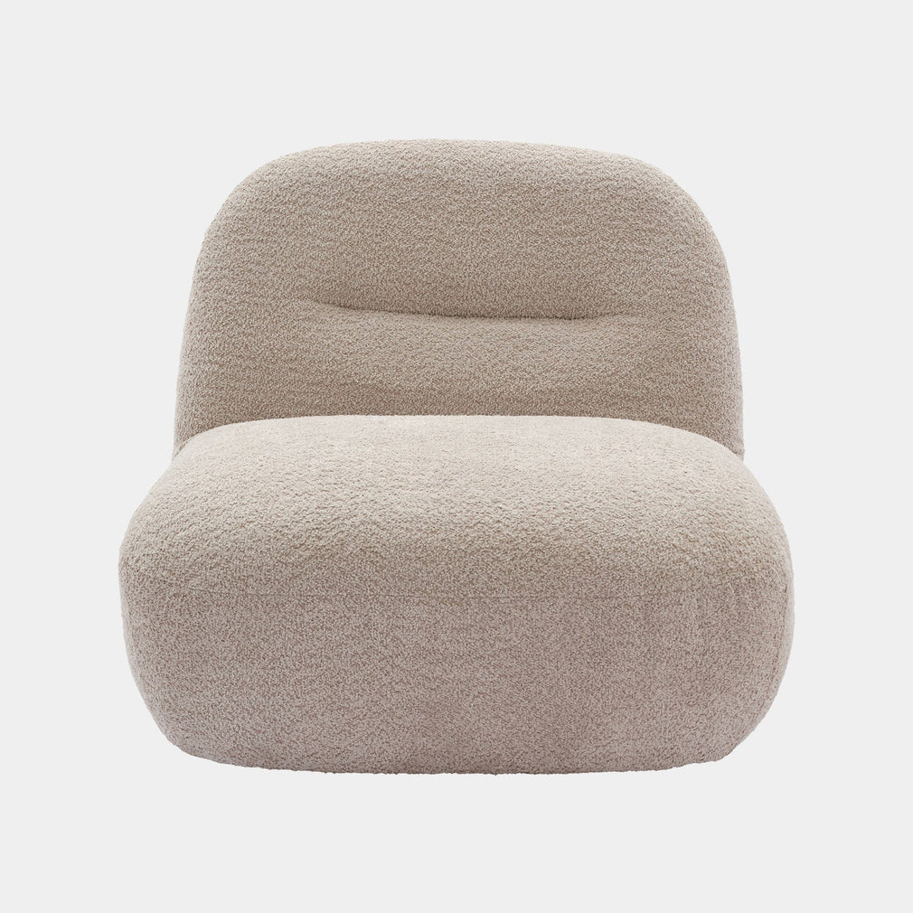 Amelia - Swivel Accent Chair In Fabric Oyster