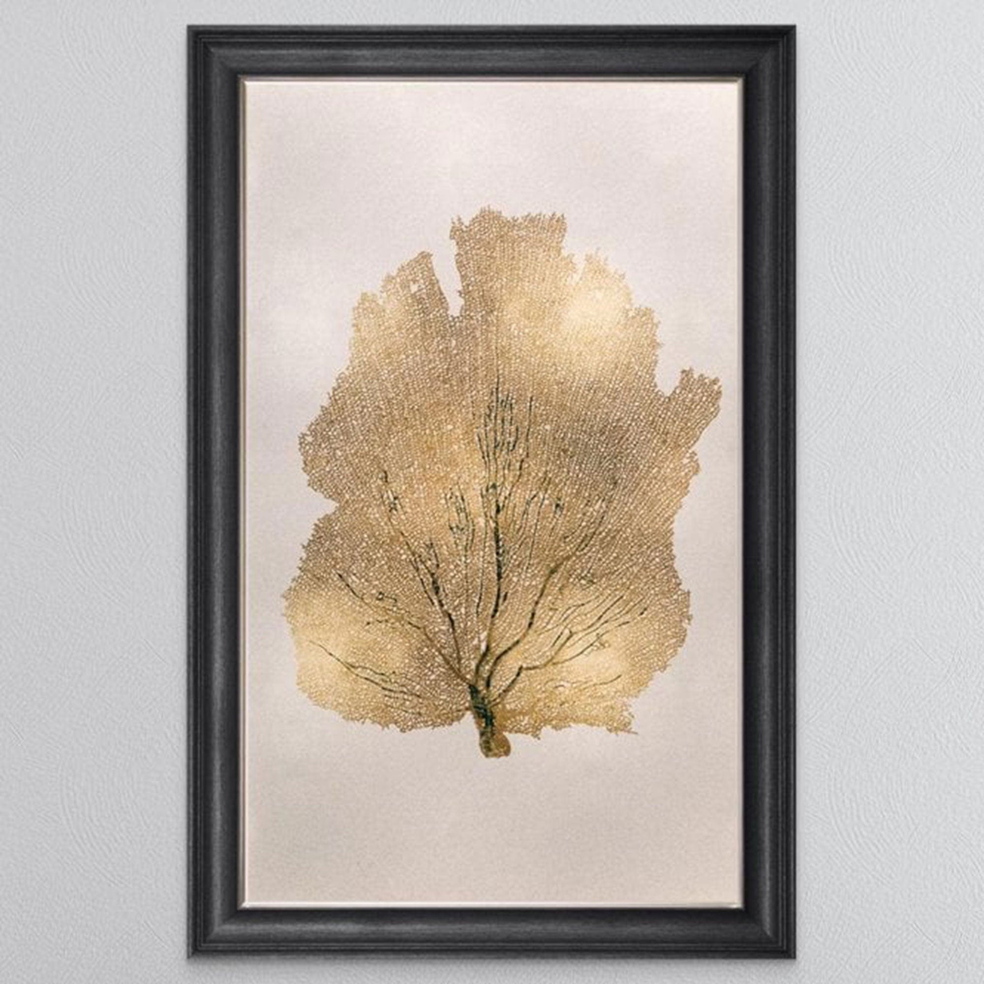Fortune Gold Leaf Tree - Framed Print