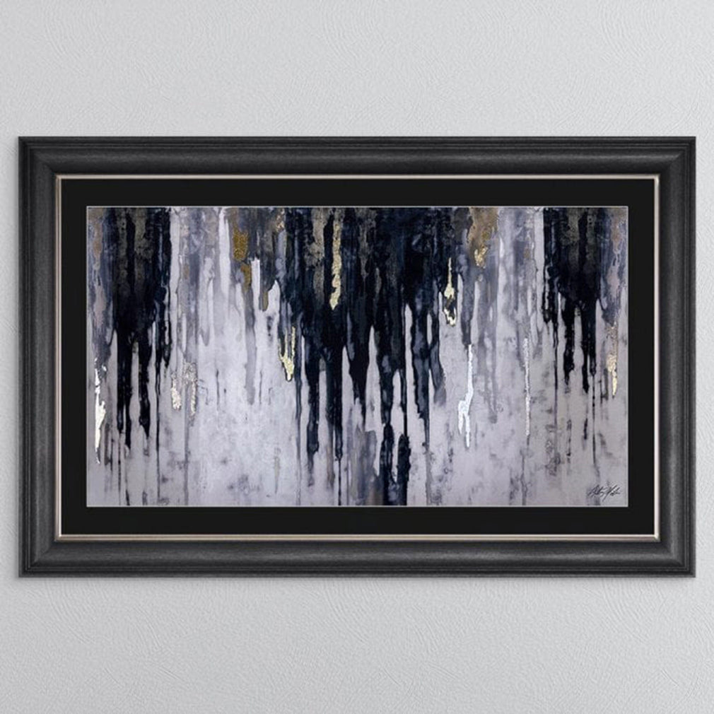 Keys Gold Abstract - Framed Print