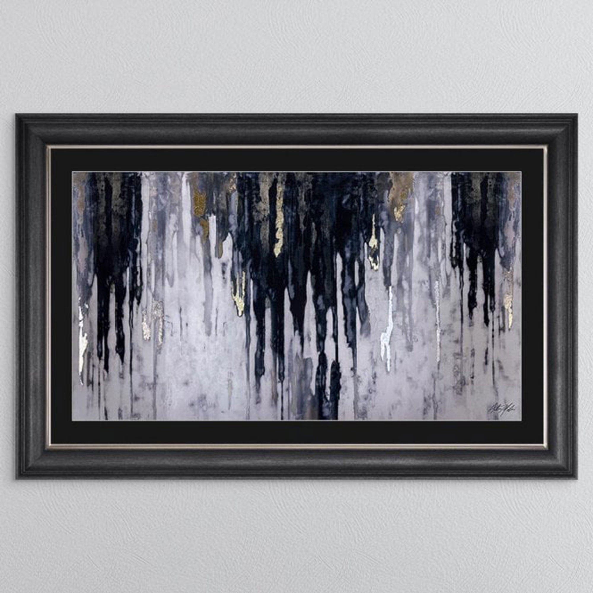 Keys Gold Abstract - Framed Print