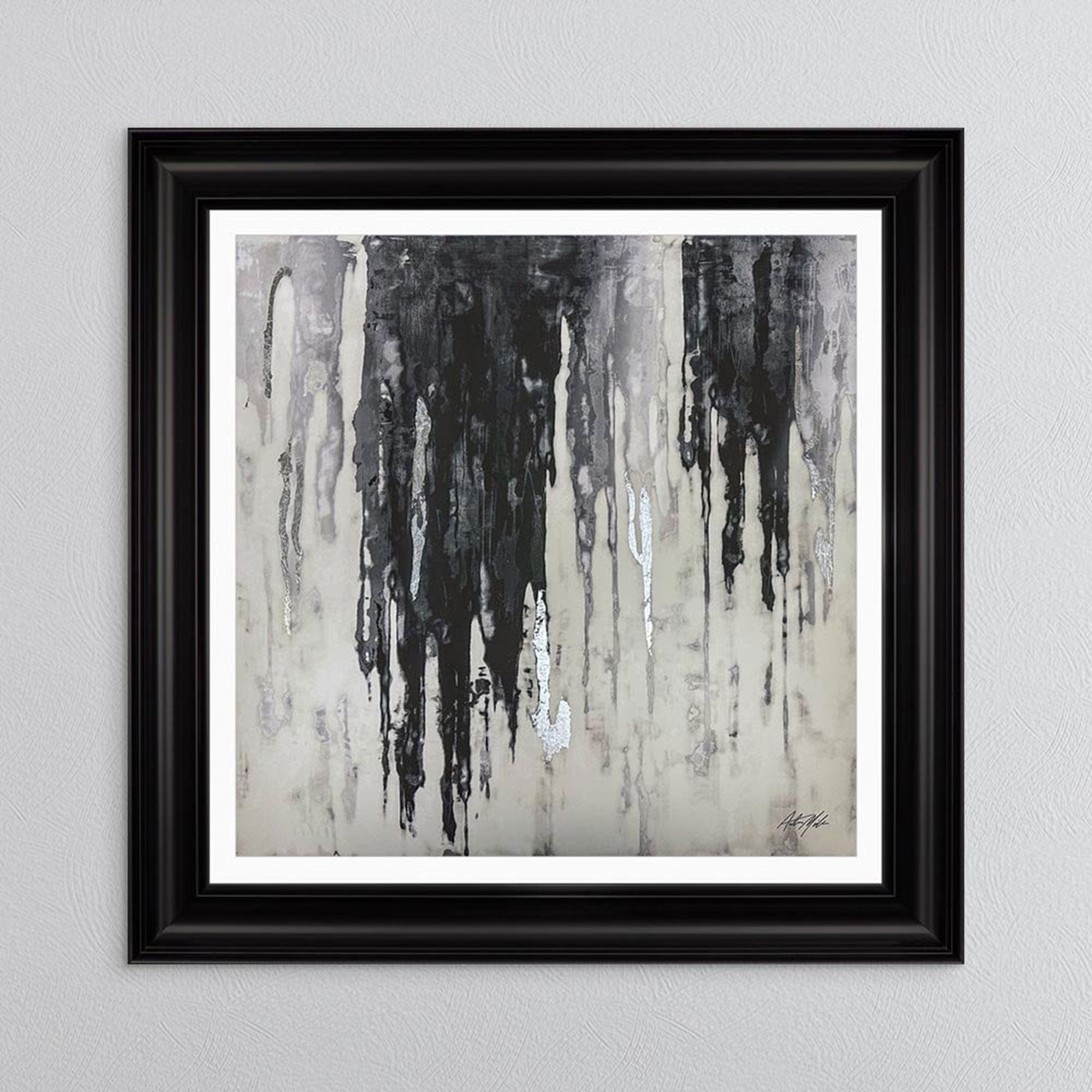Keys 2 Silver Abstract - Framed Print