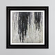 Keys 2 Silver Abstract - Framed Print