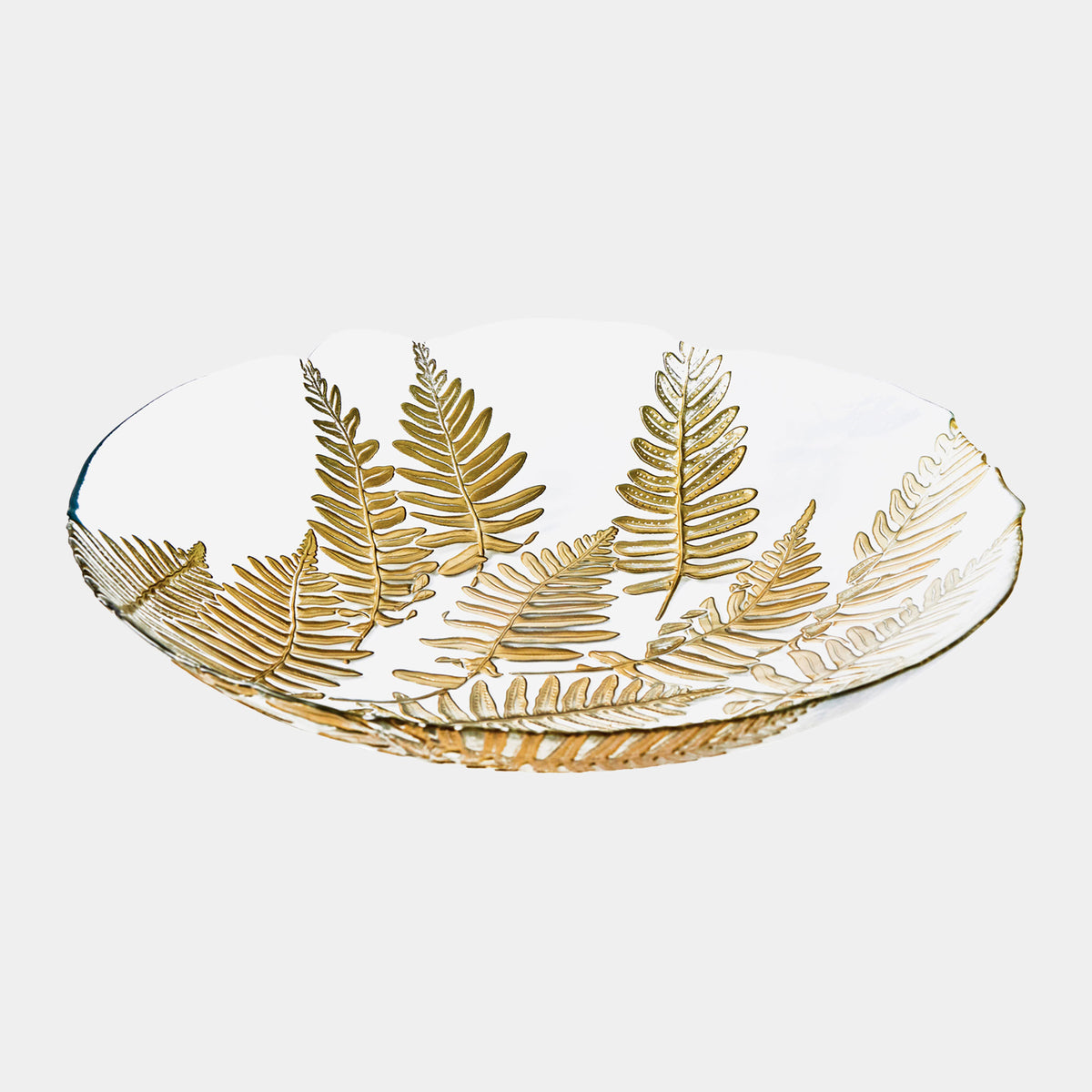Gold Leaf - Decorative Bowl, Gold Glass
