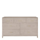 Josephine - Wide 7 Drawer Chest In Parisian Cream