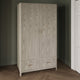 Josephine - 2 Door Wardrobe In Parisian Cream