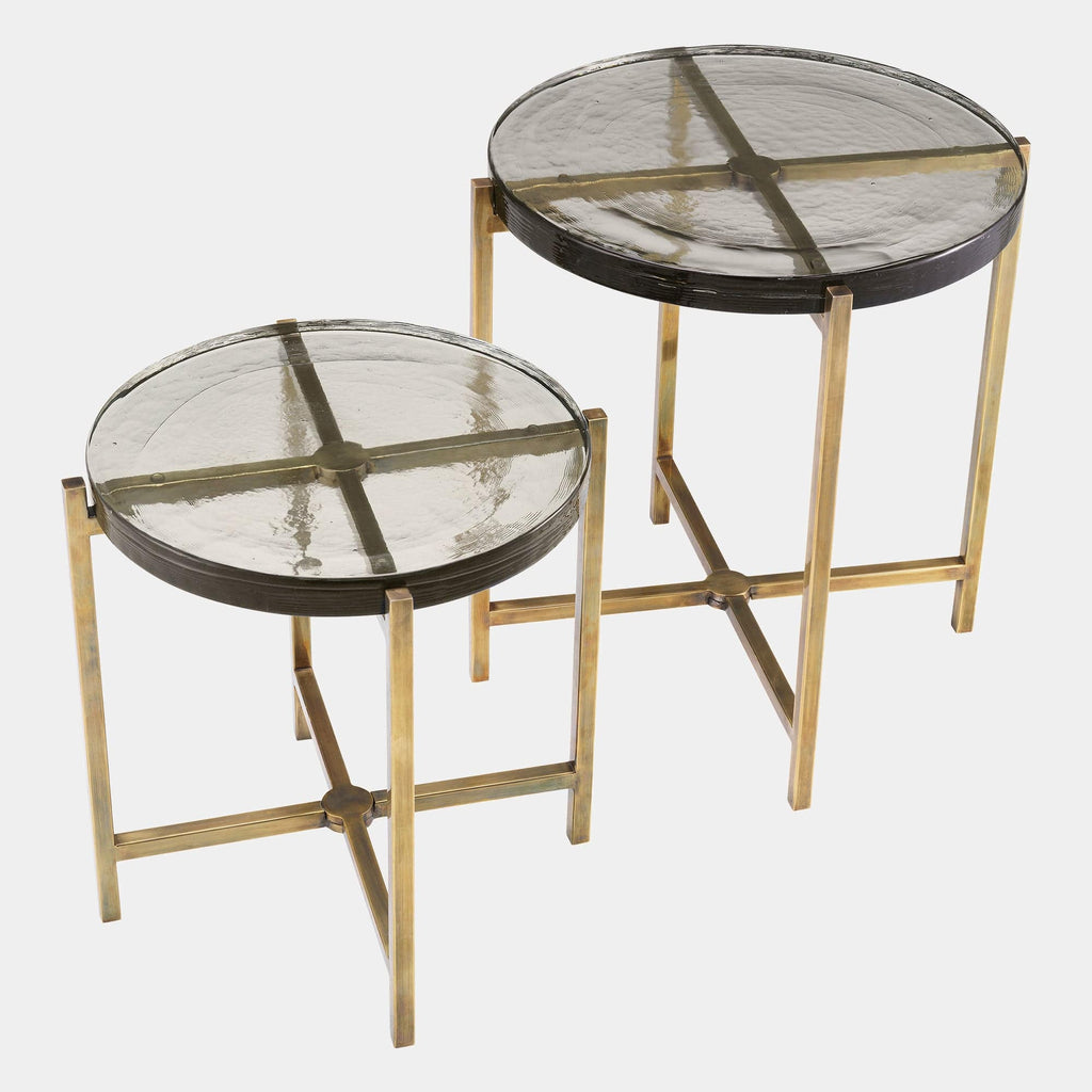 Eichholtz Haymann - Glass Side Tables, Set Of 2