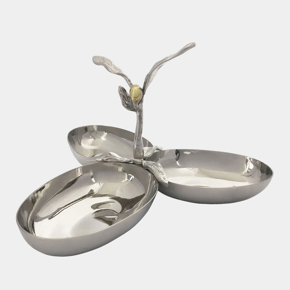 Culinary Concepts - Olive Three Section Serving Dish