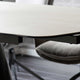 Verona - 180cm Extending Dining Table In Beige Ceramic with Vintage Bronze Base