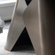 Verona - 180cm Extending Dining Table In Beige Ceramic with Vintage Bronze Base