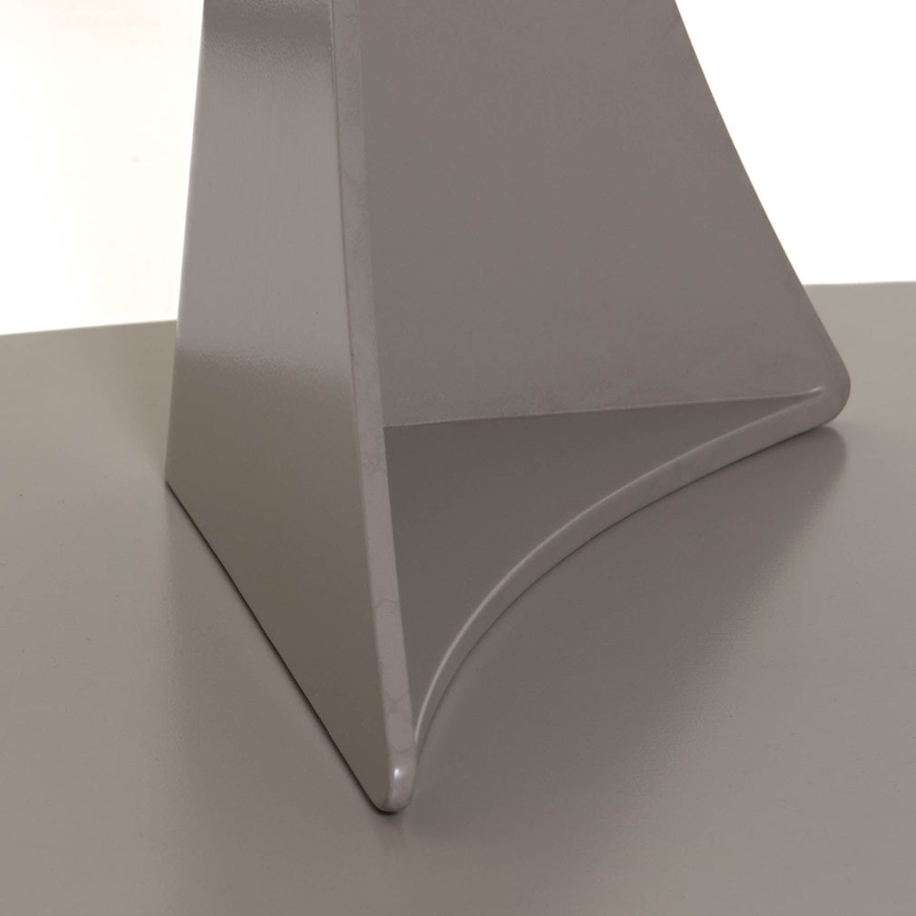 Bari - Lamp Table In Light Grey Ceramic
