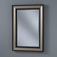 Stratton - Wall Mirror, Black & Gold