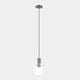 Rizzi Ribbed Clear Pendant
