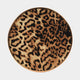 Leopard Print Coasters with Holder Set of 4 (BA)