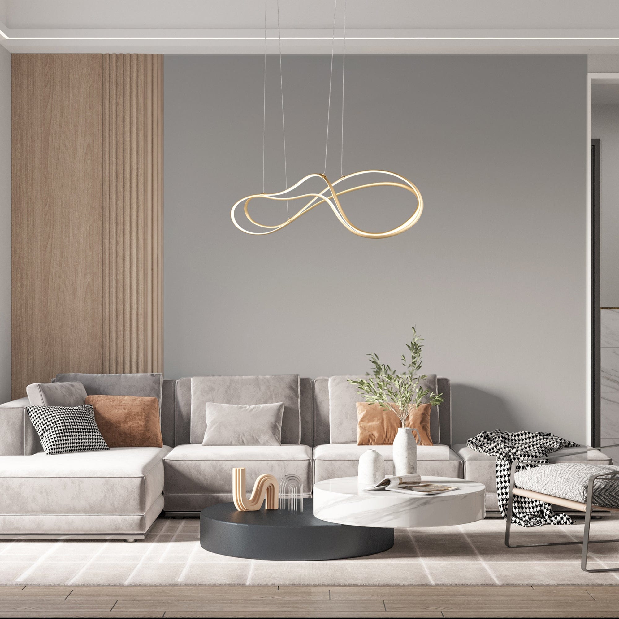 Beau - Gold Ceiling Pendant