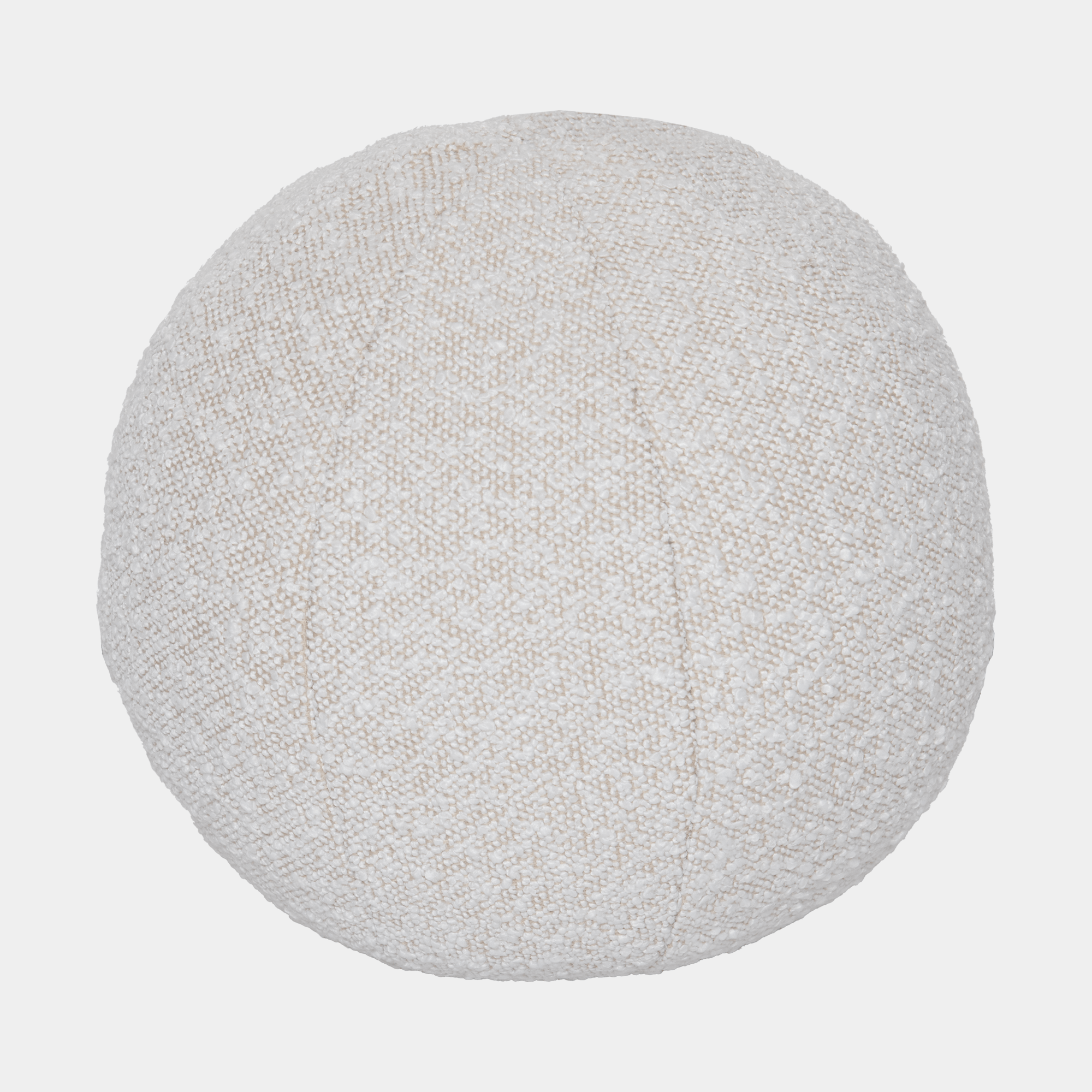 Malory Boucle Ball - Large Cream Cushion