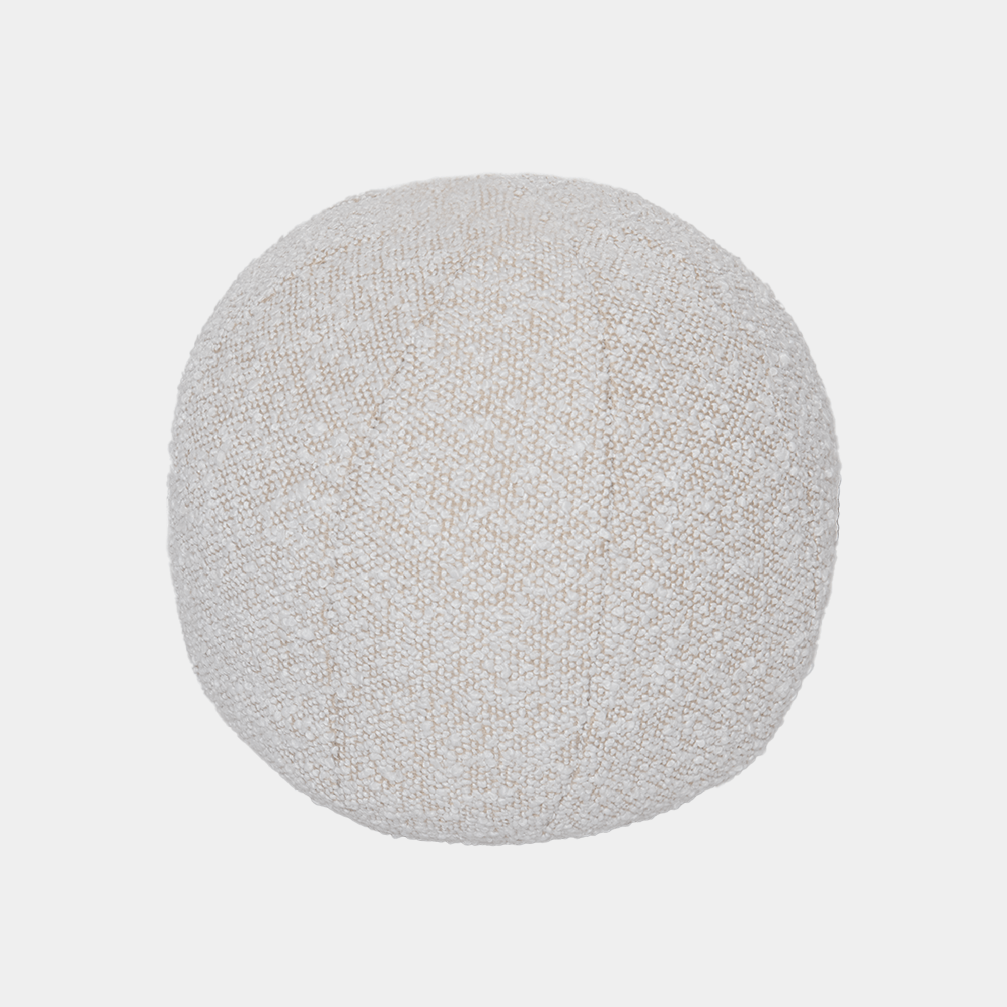 Malory Boucle Ball - Small Cream Cushion