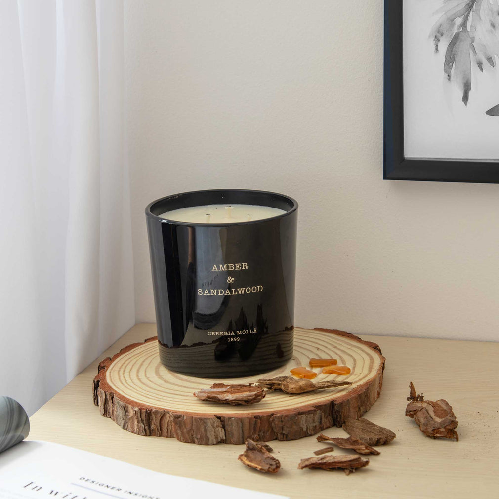 Cereria Molla Amber & Sandalwood XL Candle 600g (DR)