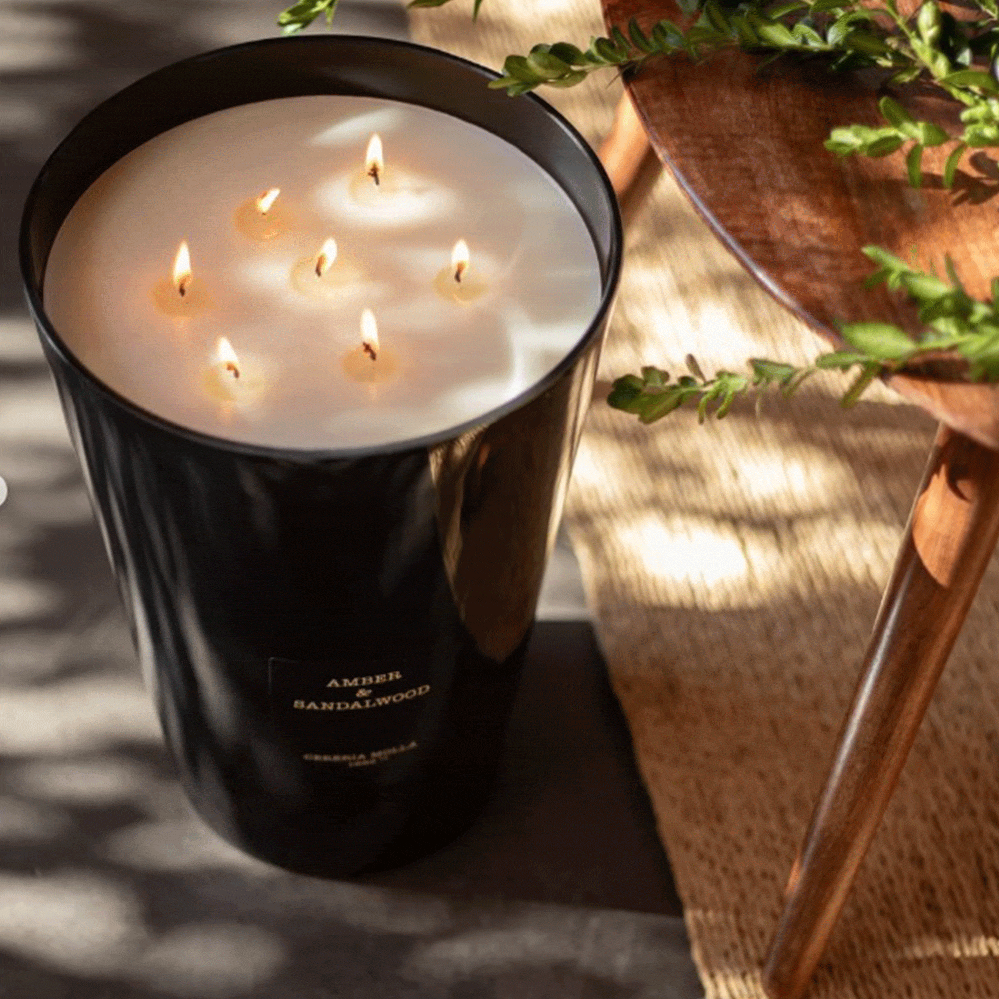 Cereria Molla Amber & Sandalwood XXL Candle 3500g (DR)