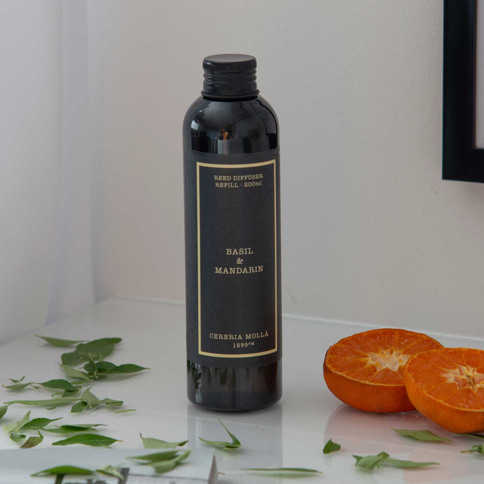Cereria Molla Basil & Mandarin Diffuser Refill 200ml (DR)