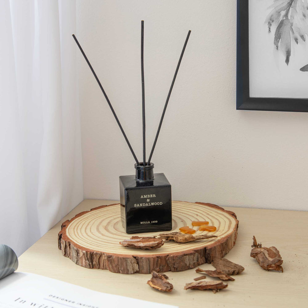 Cereria Molla Amber & Sandalwood Reed Diffuser 100ml (DR)