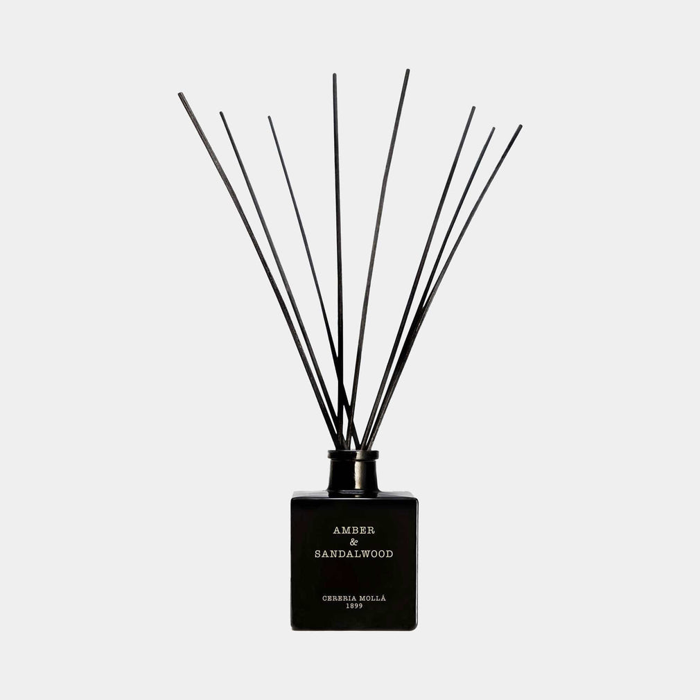 Cereria Molla Amber & Sandalwood Reed Diffuser 100ml (DR)