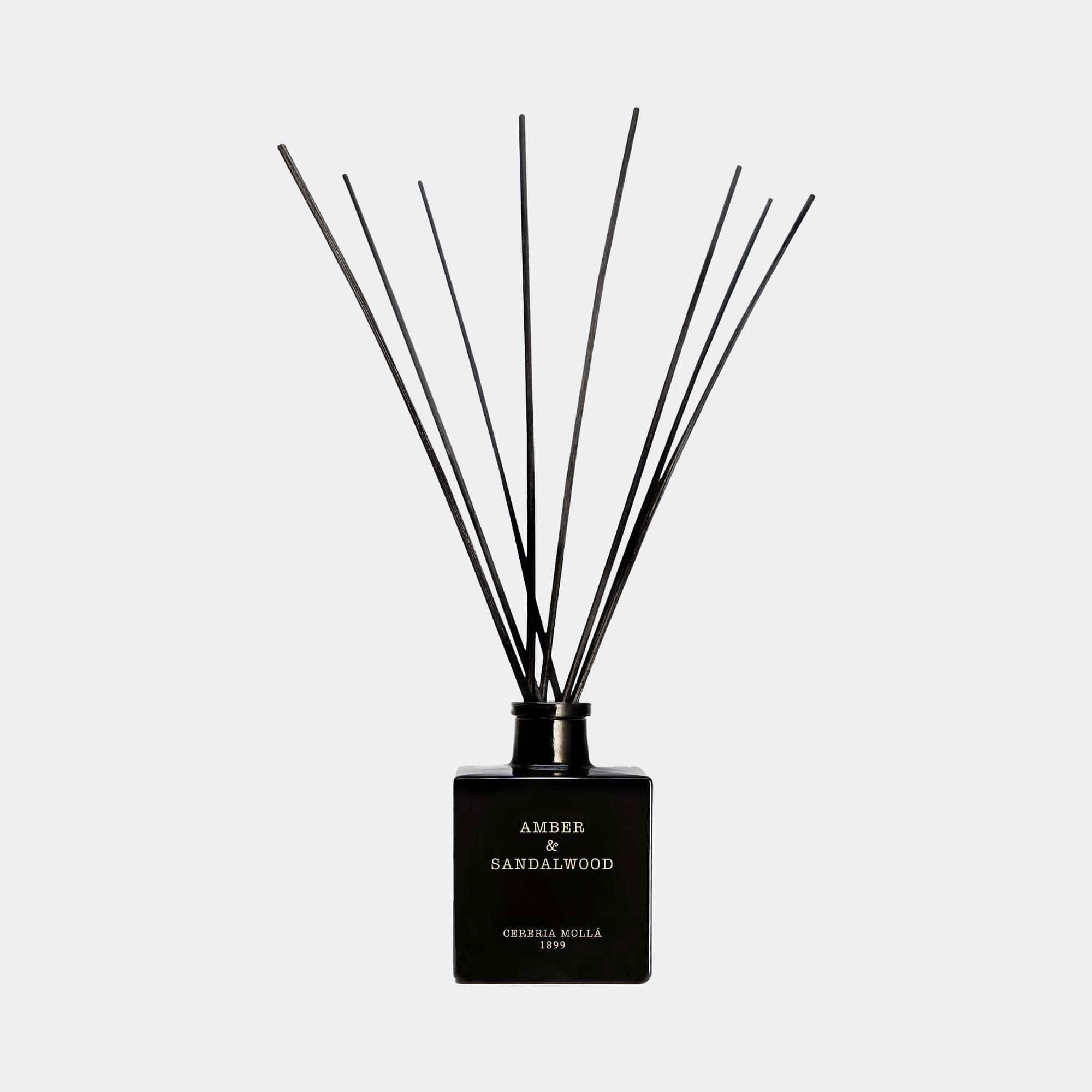 Cereria Molla Amber & Sandalwood Reed Diffuser 100ml (DR)