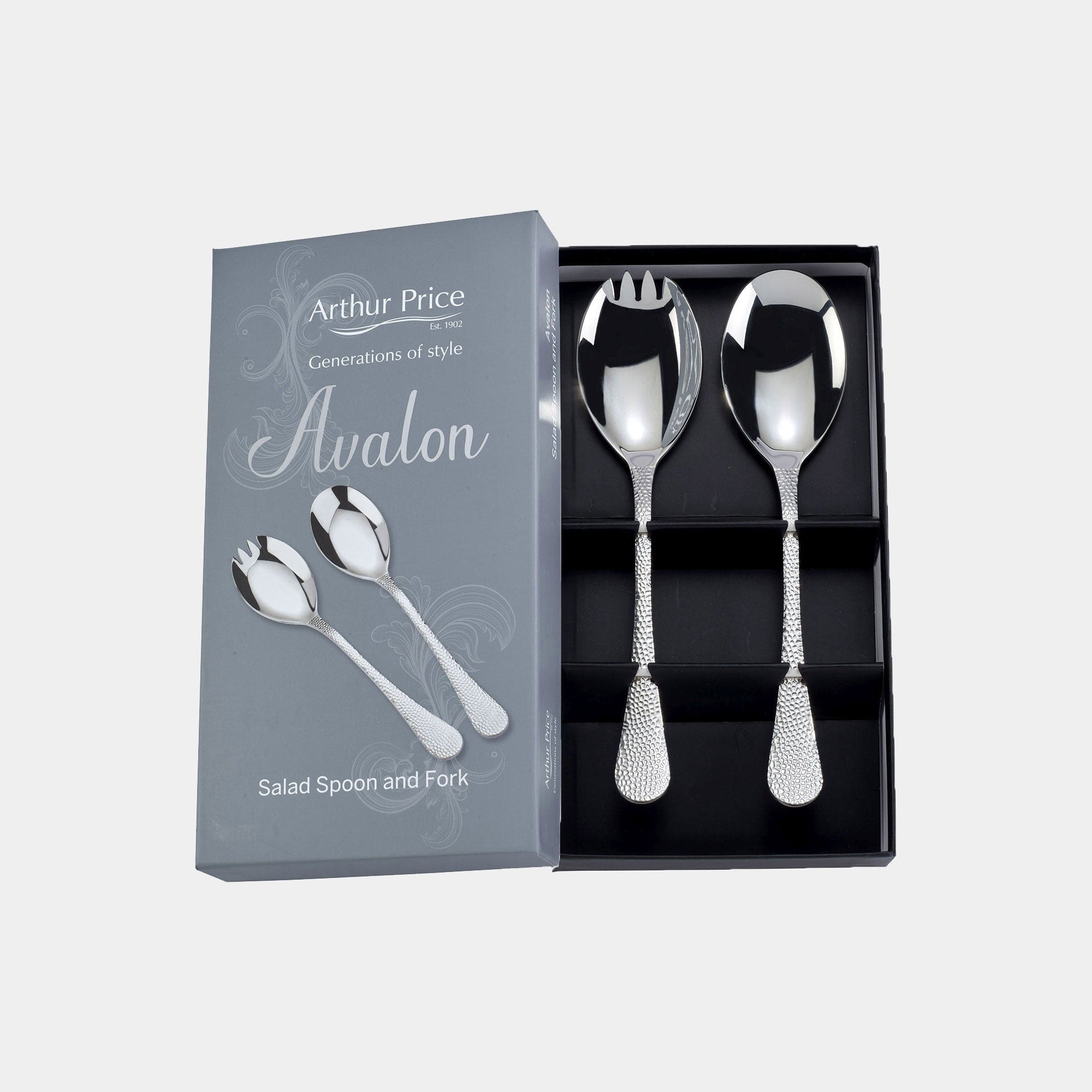 Arthur Price Avalon Salad Serving Spoon & Fork(BA)